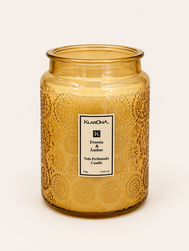 [kla0003] Candle 550g Freesia by Klaroma