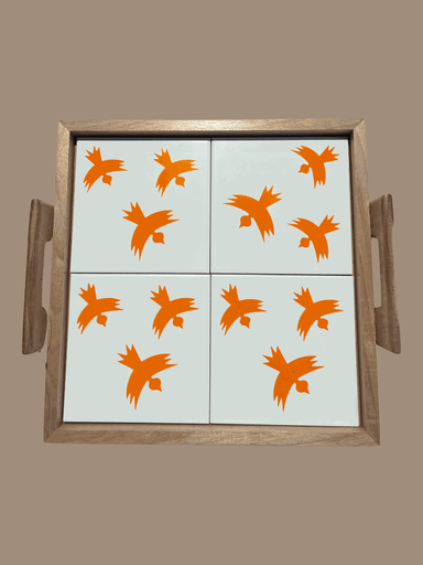 Tray Orange Bird by Casa Bonita