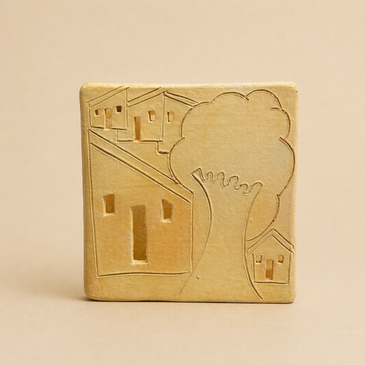 [cas00014] Vase Planter House+Tree by Casa Bonita