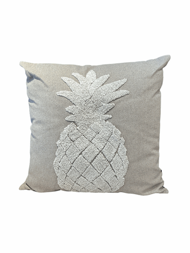 Soft Beige & Ivory Pineapple cushion by Decortextil