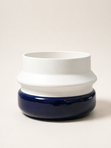 [hol0003] Planter M Blue Cobalto by Holaria