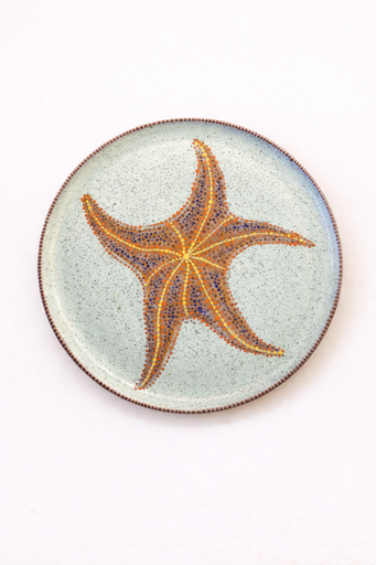 Plate Ocean Creatures 11 by Maroca