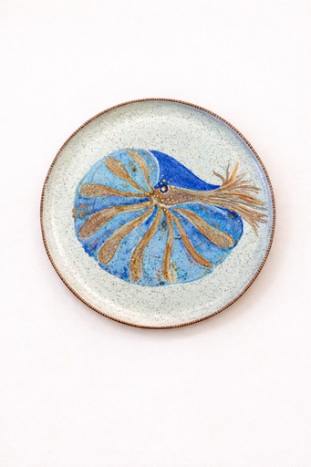 Plate Ocean Creatures 12 by Maroca