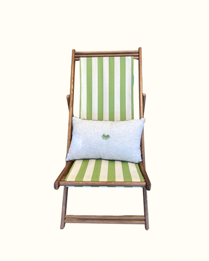 [oth0005] Beach Chair L Green by Deco