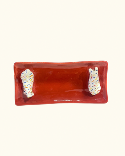 Tray Panther White Gold by Dani Enne