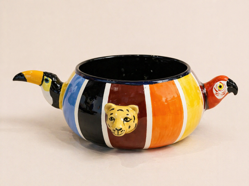 [dan0005] Vase/ Cachepo Fauna Stripes by Dani Enne