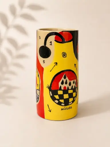 [nak0003] Vase Refugeo Collaborative by Naka Cerâmica