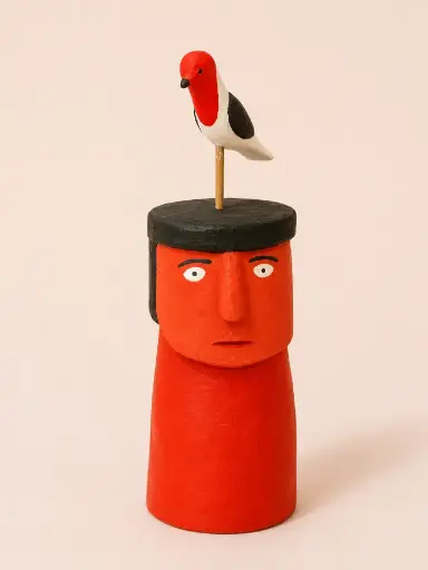 [cir00015] Totem Red by Cícero Manuela from Ilha do Ferro