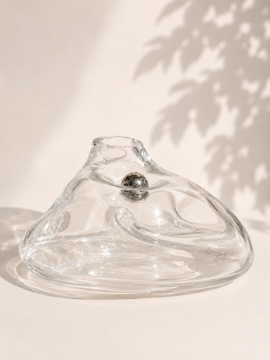 [ped0008] Vase Large Horizontal Organic Stone TR 2L by Studio Pedrazzi