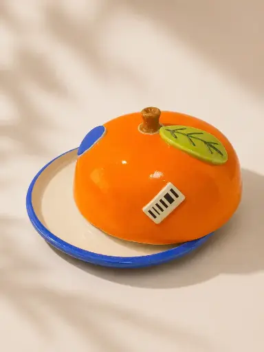 [oth00074] Cheese Cointainer- Orange by Supimpa