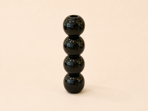 Vase Orbs Black L by Vintage & Cool