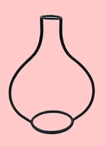 Vase Steel by Roberto