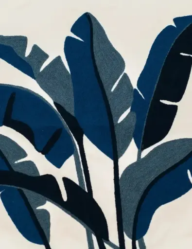 Cushion Chinille blue by Decortextil