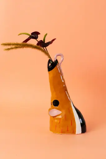 [cer00011] Vase Anteater by Ceramiquinho