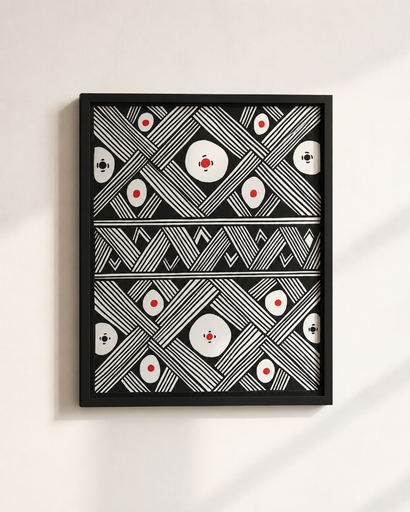 [oth00032] Painting Indigena small by Waxamani