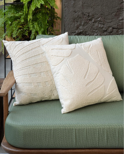 [dec000023] Cushion Cover Palm boucle by Decortextil