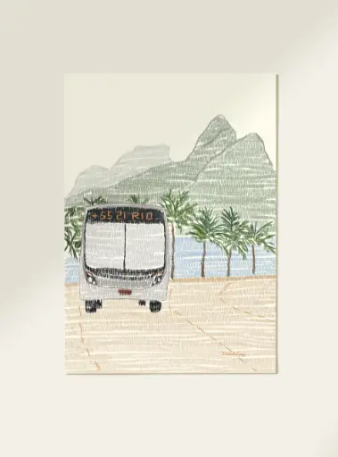 Print Rio bus by Isabela Cury