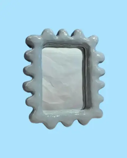 Mirror Sploft rectangular by Amarlungo GREY