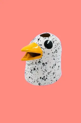 [cer00017] Vase chick by Ceramiquinho