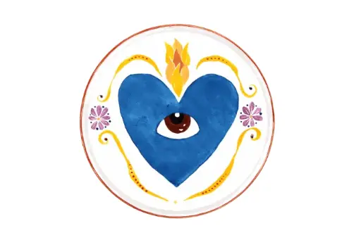 Plate Corazion 5 by Maroca