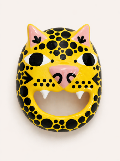 [cer0007] Tiger Face by Ceramiquinho